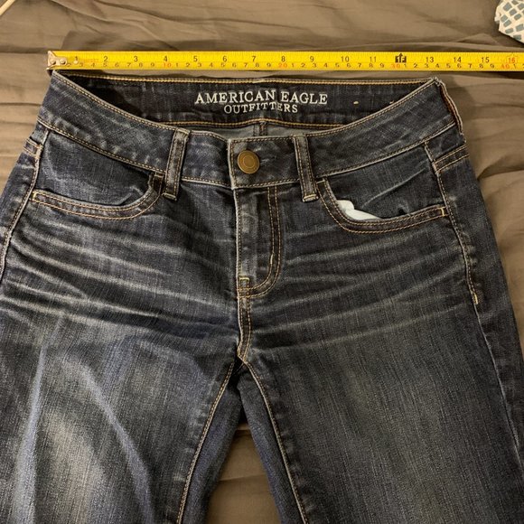 American Eagle Jegging Size 2 Regular Crop Jeans - Picture 14 of 14